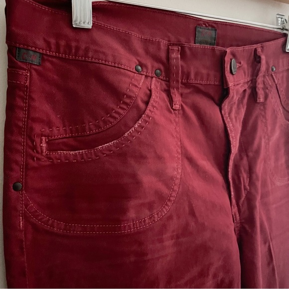 Citizens Of Humanity Angie Super Flare Bell Bottom Jeans In Crimson - Picture 6 of 10
